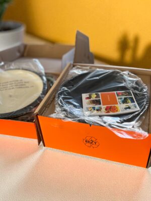 IMG_2486-Photoroom Underside of Le Creuset mint enamel cookware showing inner cast iron base