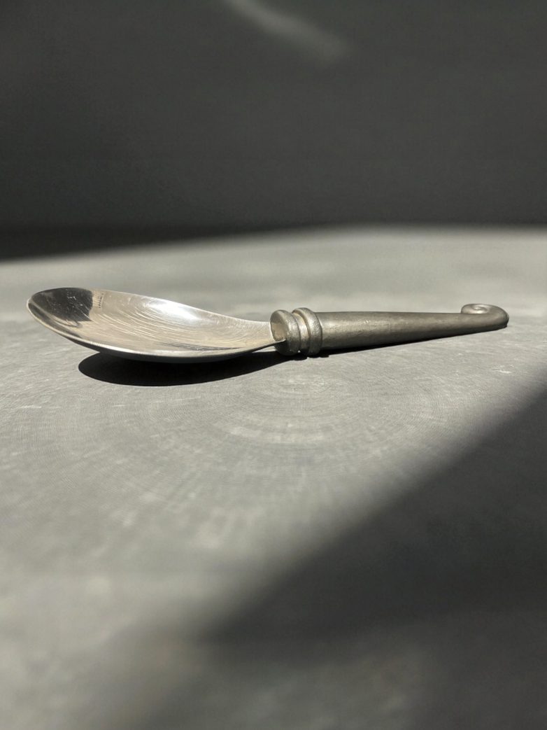 Carrol Boyes spiral spoon – side view