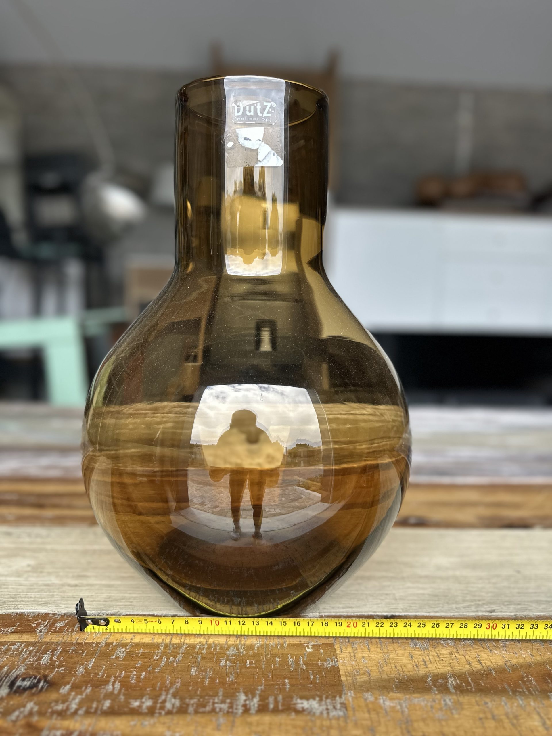 Original Dutz mouth blown glass vase - Image 4