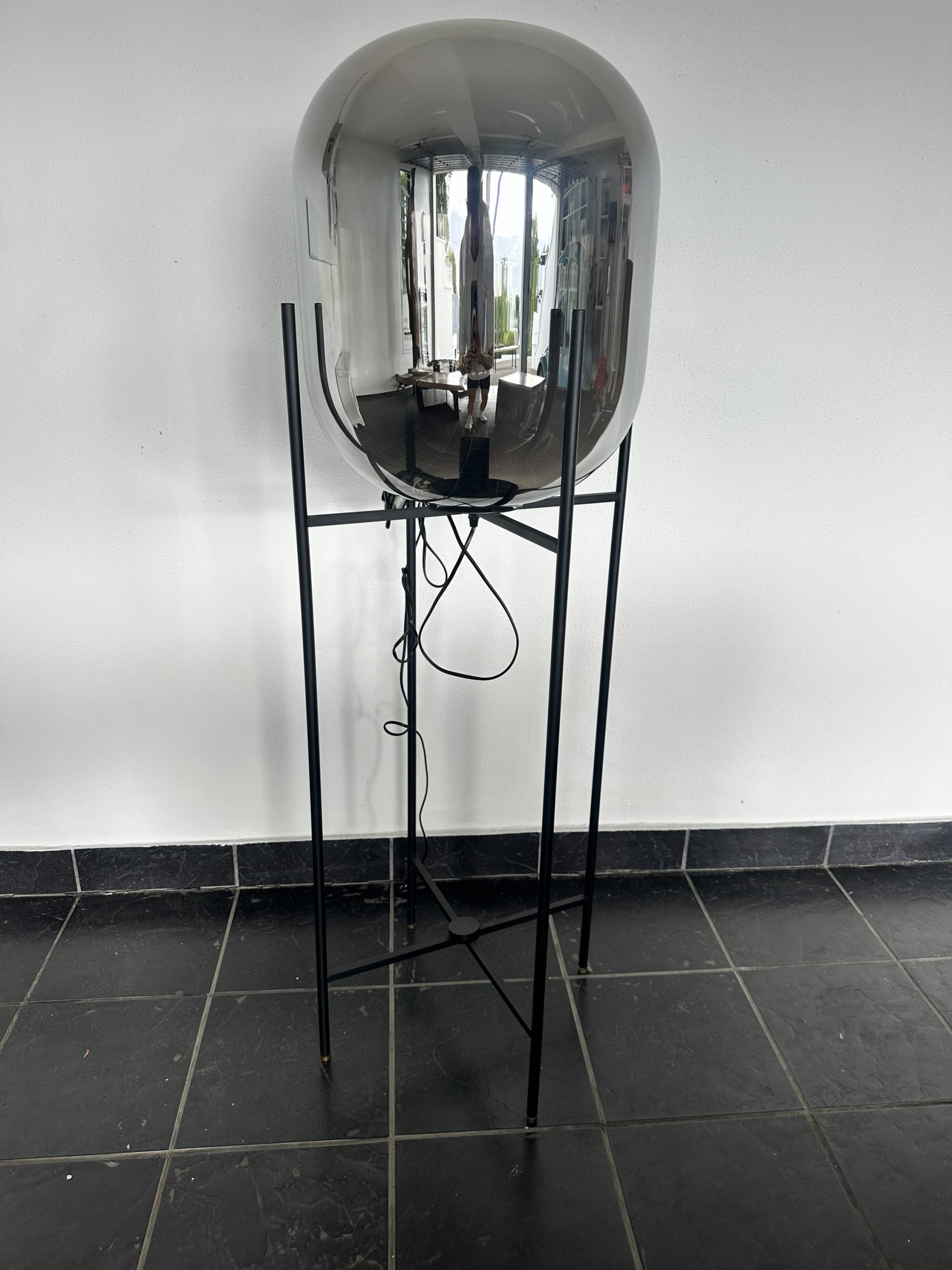 Weylandts Designer Chrome Floor Lamp – 1.4m Statement Piece - Image 10