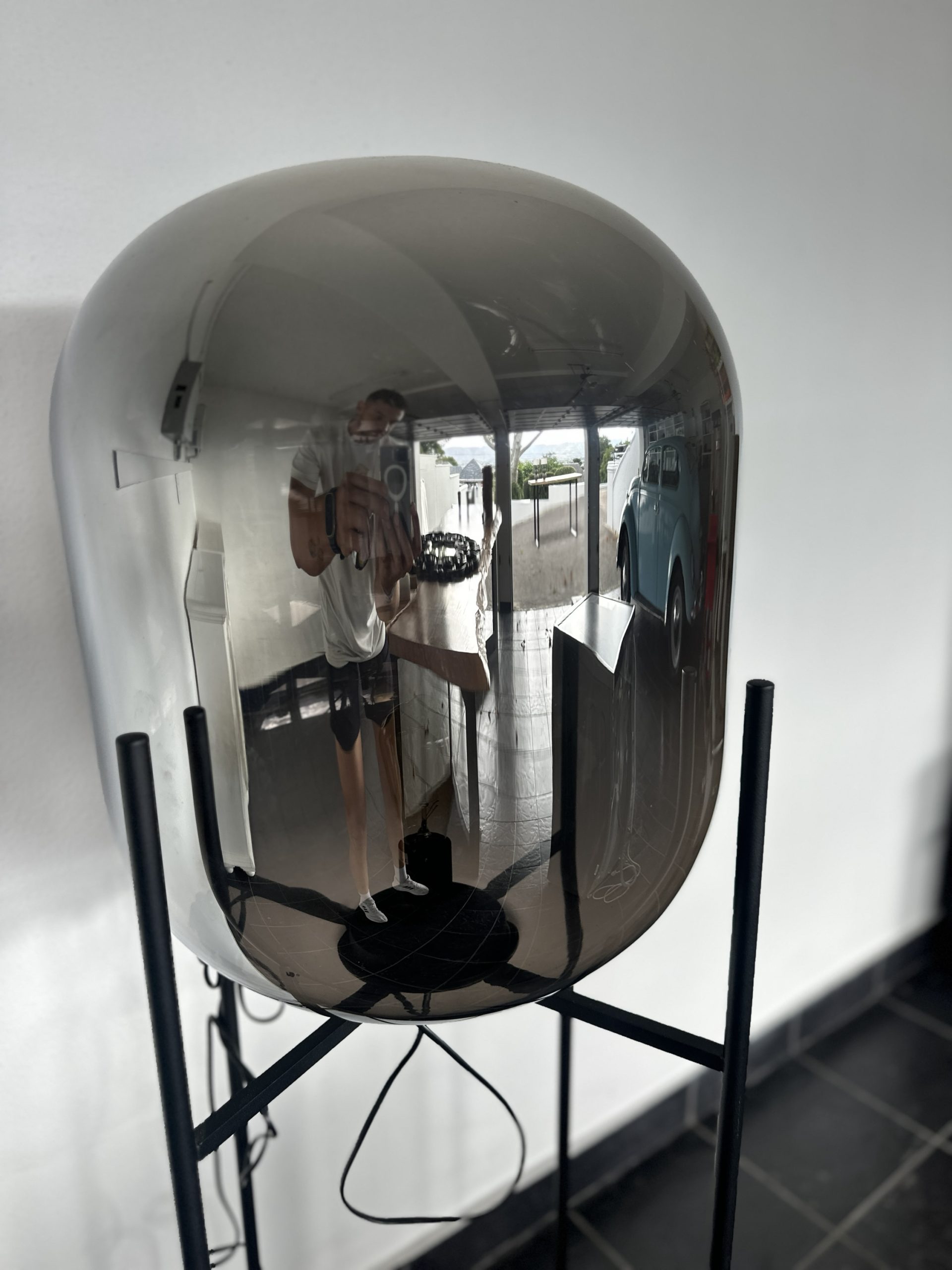 Weylandts Designer Chrome Floor Lamp – 1.4m Statement Piece - Image 7